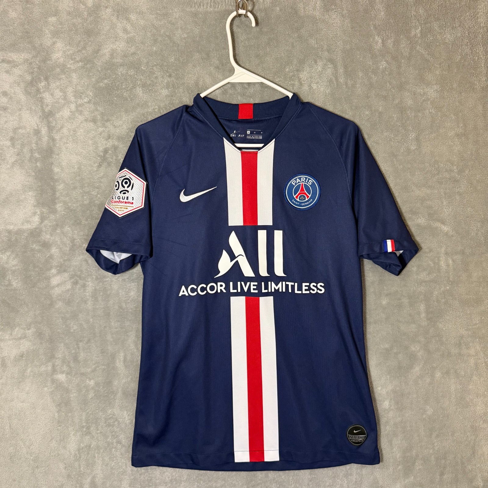 Nike PSG Paris Saint-Germain 2019/20 Home Jersey Men M AJ5553-411 Nike PSG Paris Saint-Germain 2019/20 Home Jersey Men M AJ5553-411