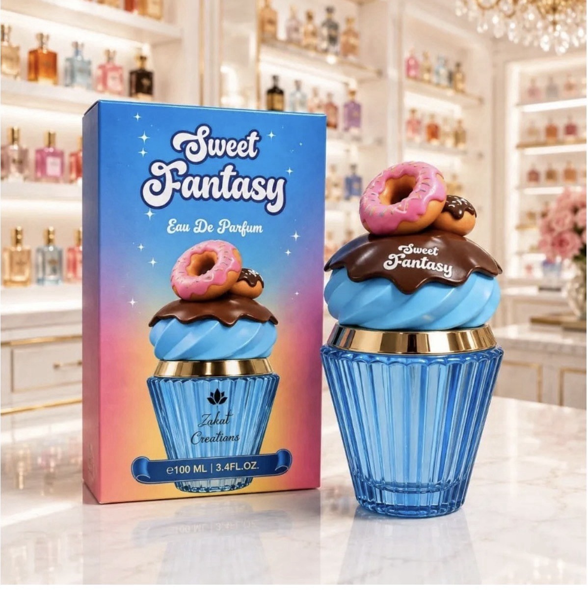 Sweet Fantasy Eau De Parfum Spray by Zakat Creations 100ml/3.4oz