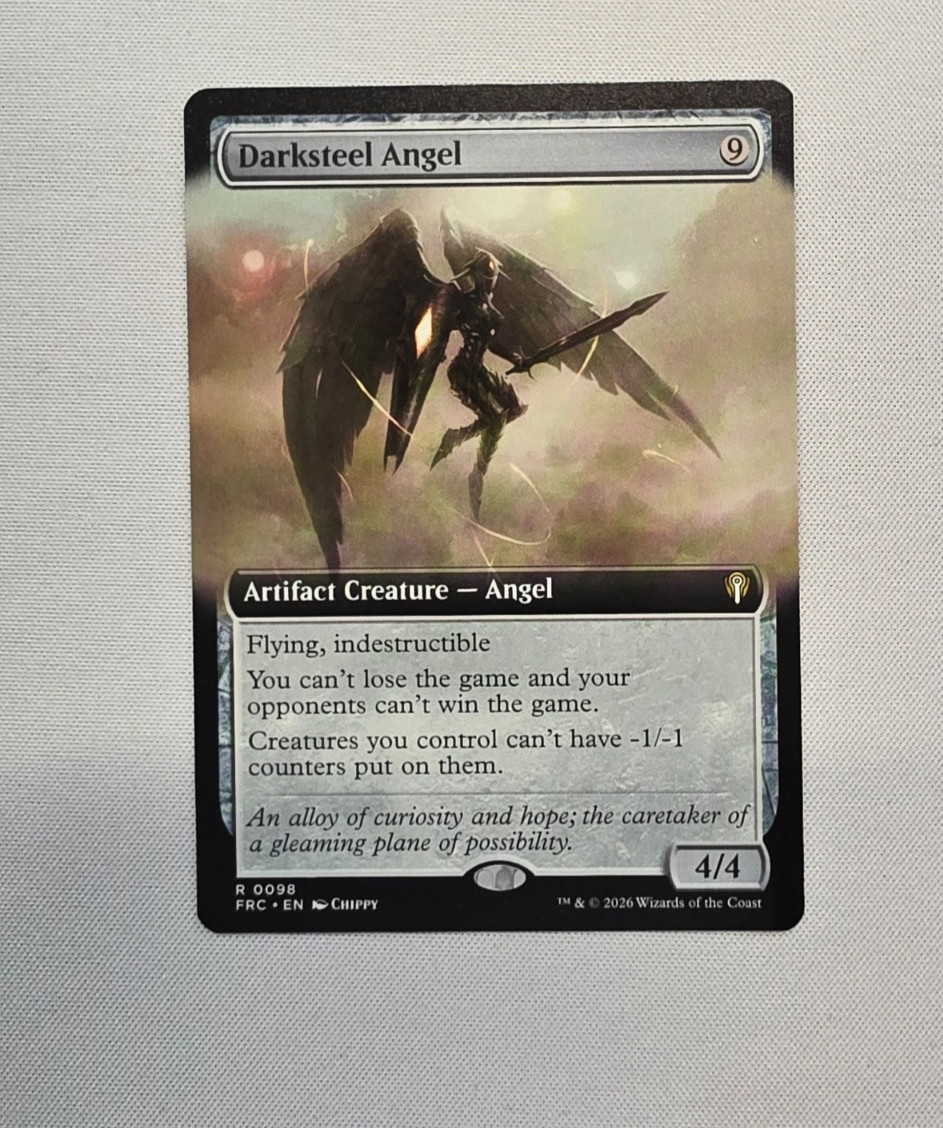 ships now MTG Darksteel Angel FRC English Extended Art nonfoil