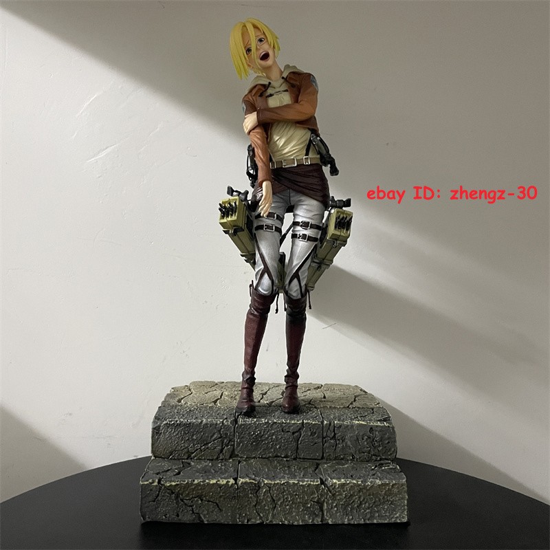 H29CM Attack on Titan Annie Leonhart Statue Figure Model Collectible Xmas Gift