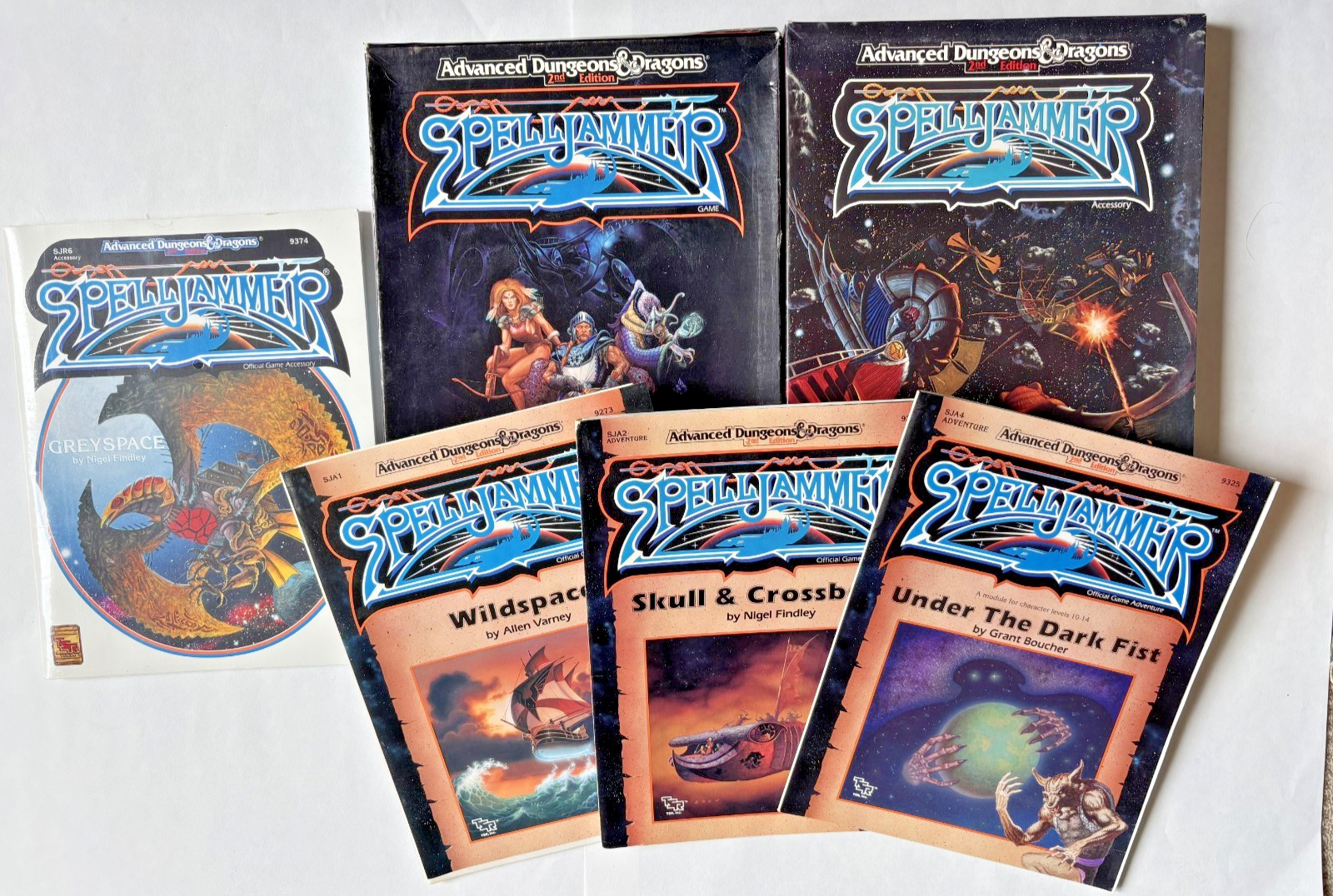 TSR AD&D Spelljammer Mega Lot - Box Set, War Captain\'s, More