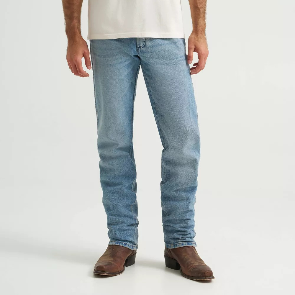 Wrangler Men\'s Authentic Blue Cowboy Cut Jeans - Light Wash 32x30
