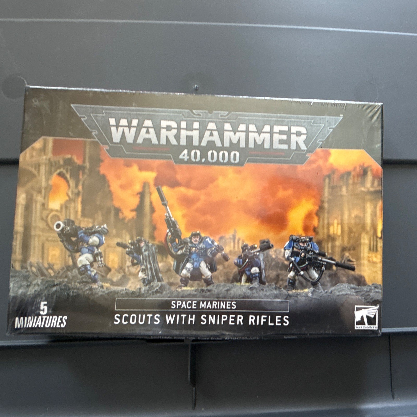 Citadel Warhammer 40K Space Marines Scouts Sniper Rifles 48-29 Citadel Warhammer 40K Space Marines Scouts Sniper Rifles 48-29