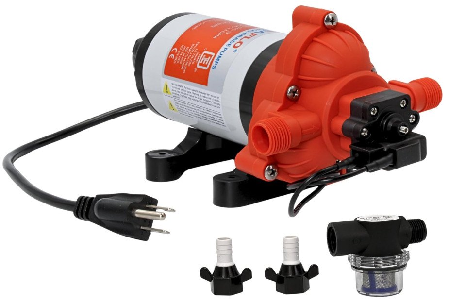 SEAFLO 33 Series 115V AC Water Pressure Pump 3.3GPM 45PSI