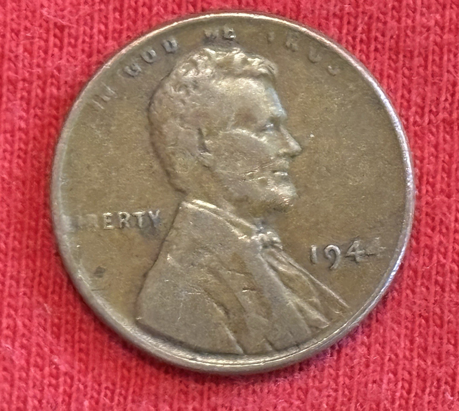 RARE - 1944 LINCOLN “L” ERROR NO MINT MARK - “LIB” WEAK STAMP