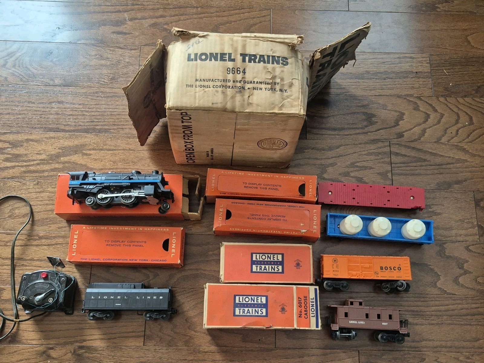 Original 1959 Lionel Promotional Boxed Sears Steam Freight 9664 247 Locomotive Original 1959 Lionel Promotional Boxed Sears Steam Freight 9664 247 Locomotive