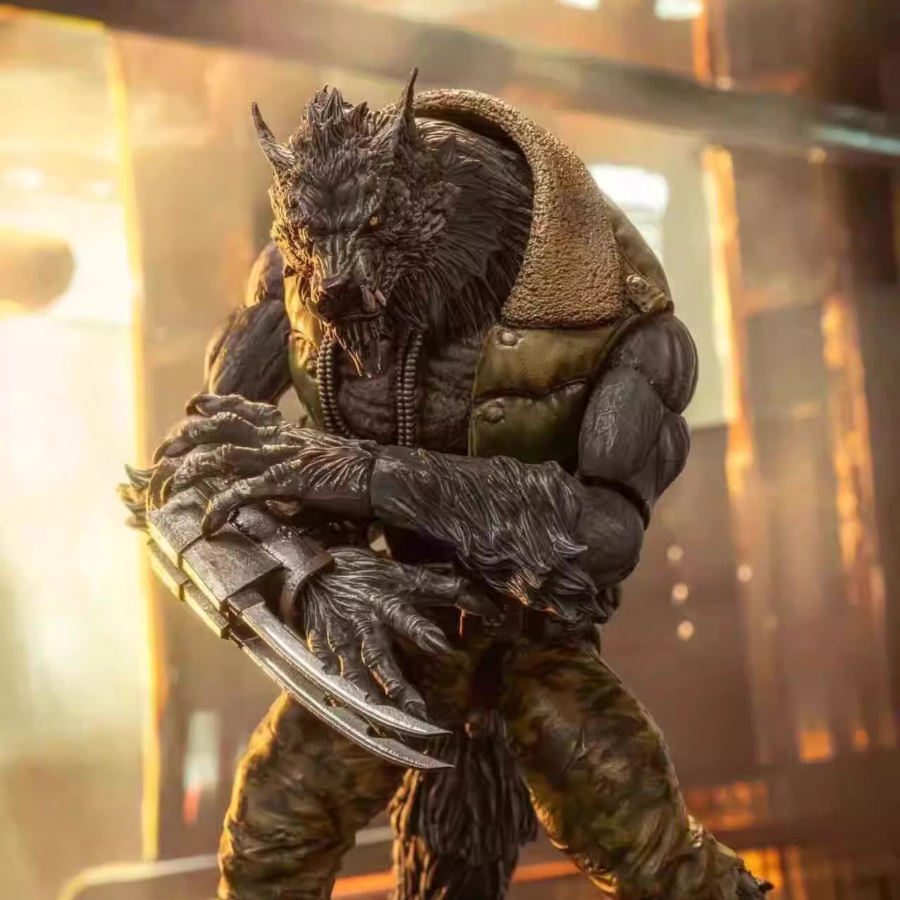 Operation Monster Force Kiloworg Night Hunter Deluxe Werewolf 1/12 Scale Figure Operation Monster Force Kiloworg Night Hunter Deluxe Werewolf 1/12 Scale Figure