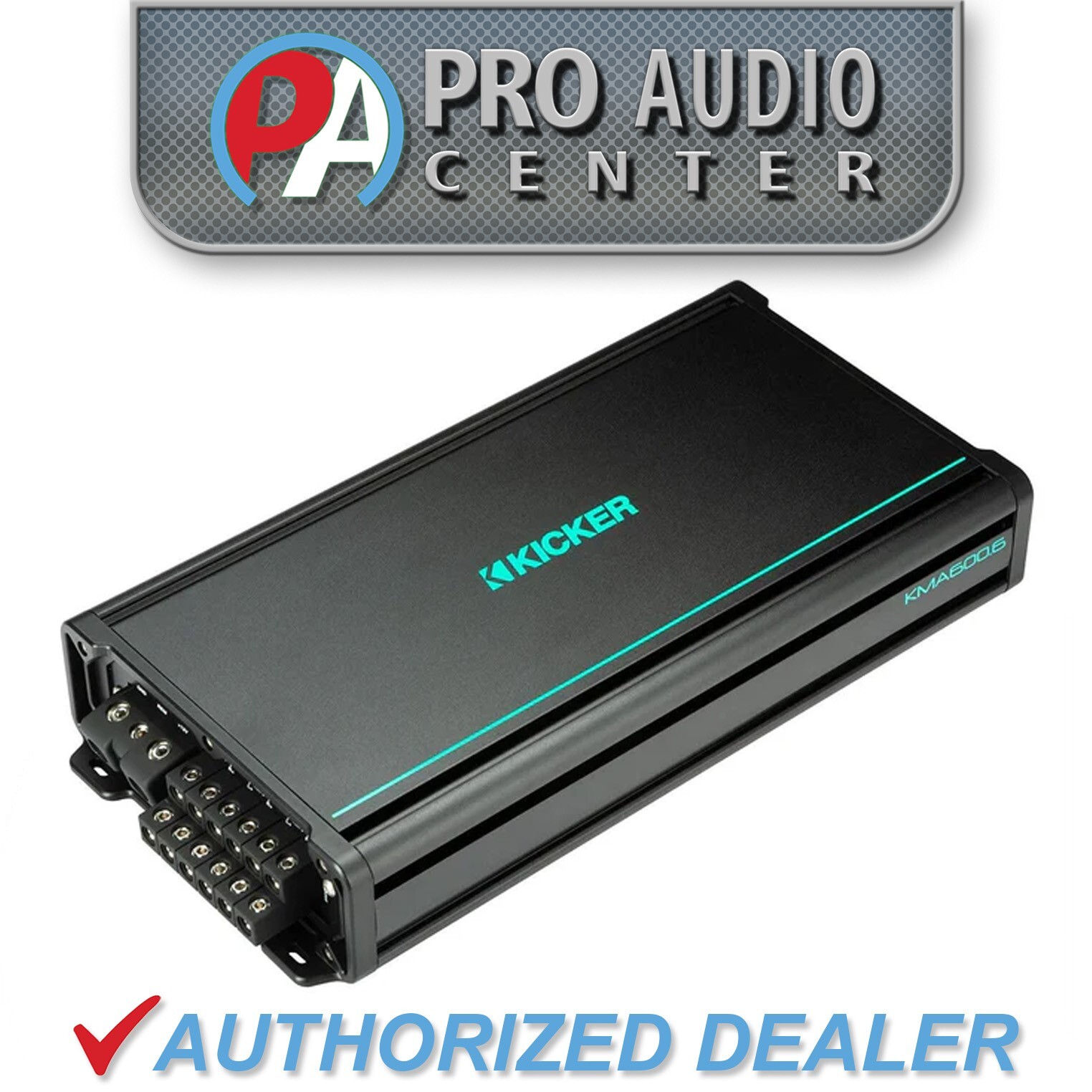 48KMA6006 KICKER KMA600.6W RMS 6x100W 6-Channel Marine Amplifier Full Range