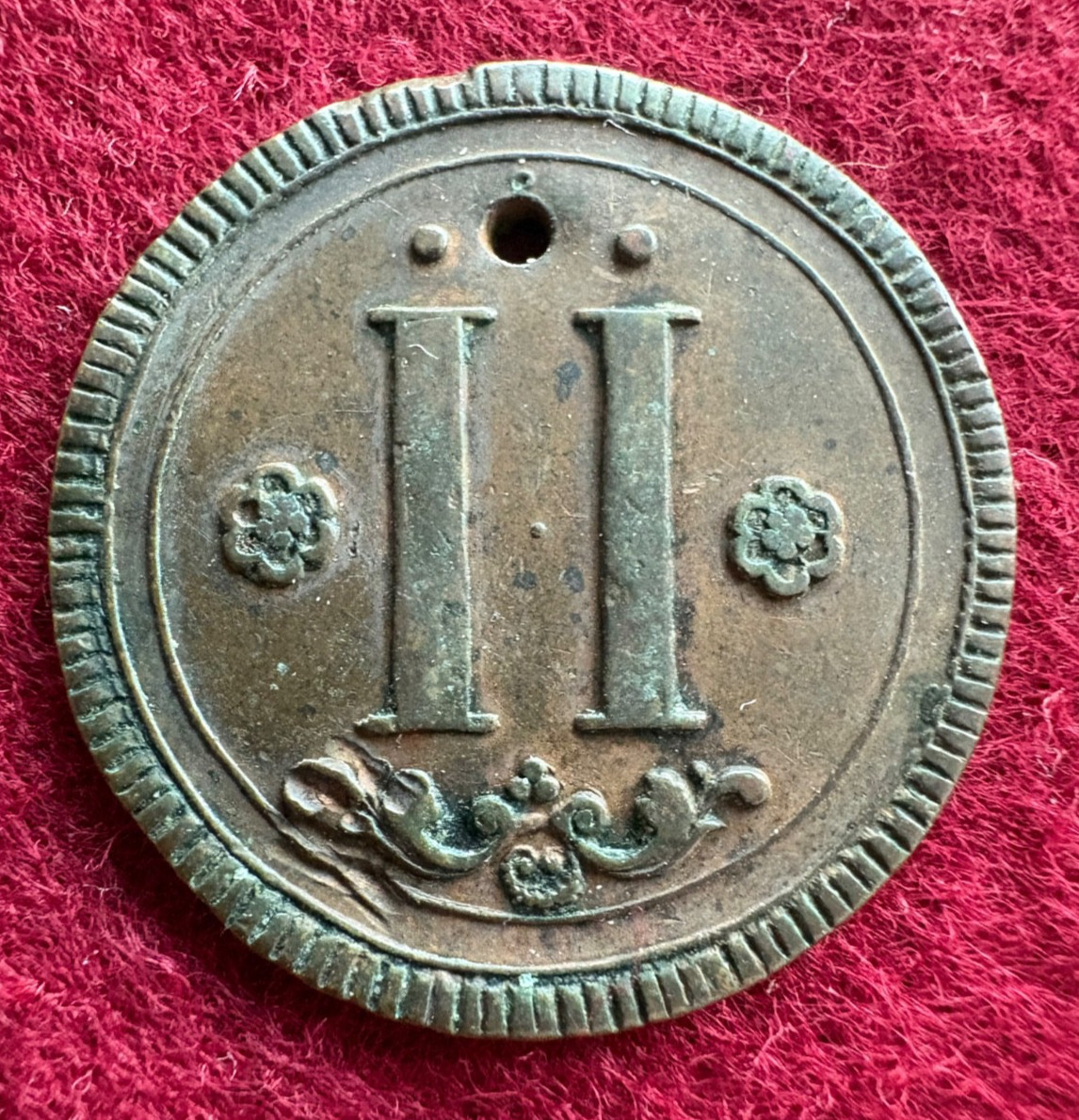 Regensburg: Bridge Customs Sign 1751/Free and Imperial City/VERY RARE/3404