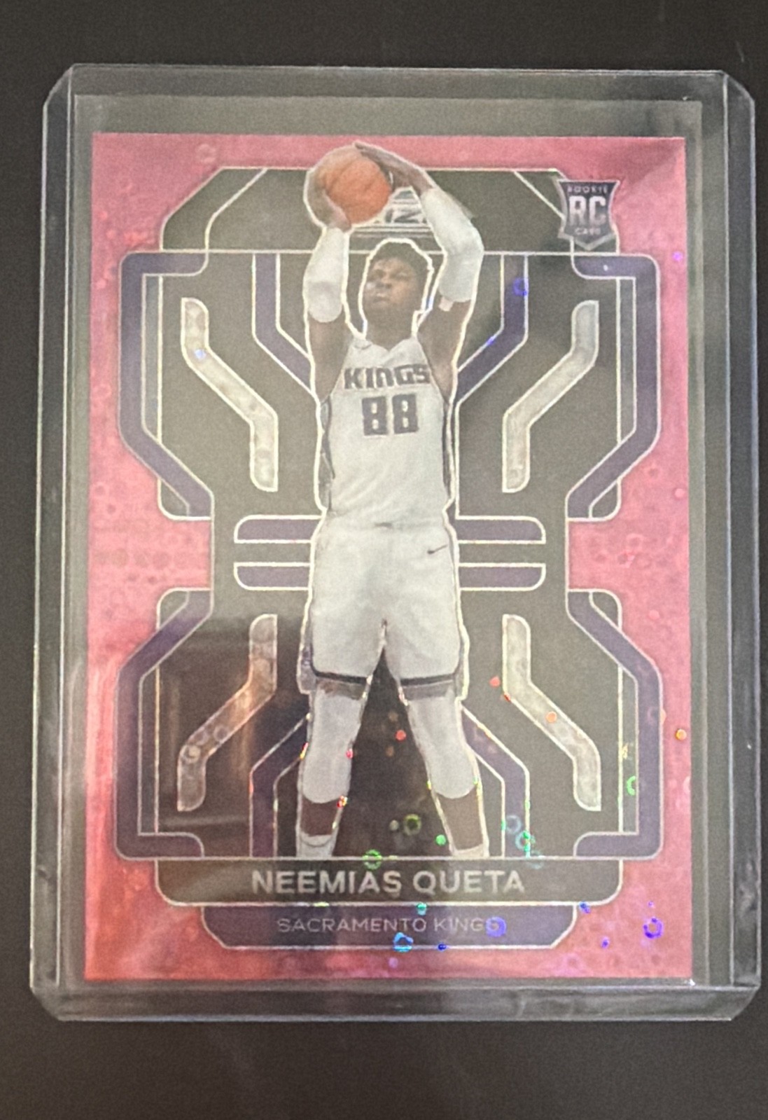2021-22 Panini Prizm - Neemias Queta #316 Pink Fast Break Prizm /50 (RC)