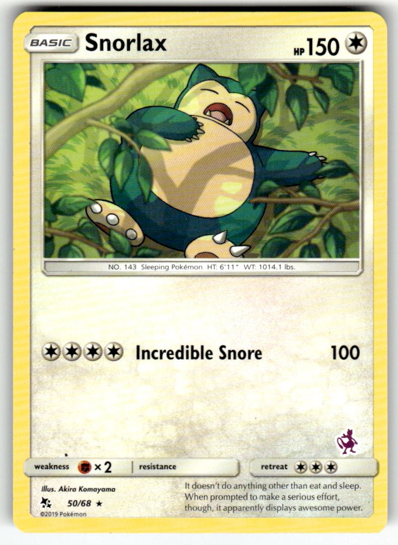 2019 Pokemon HIF Snorlax 50/68