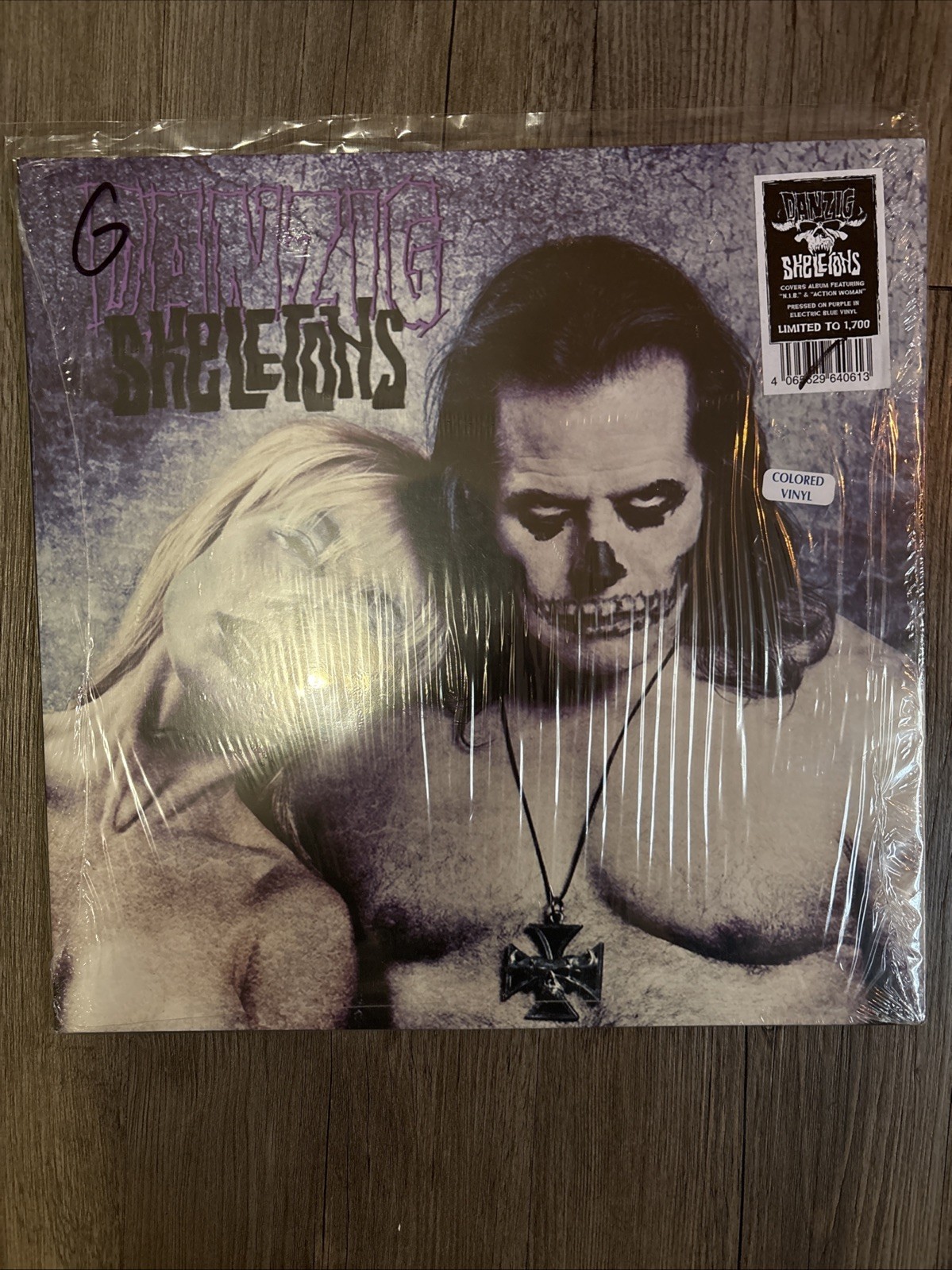 DANZIG SKELETONS - PURPLE IN ELECTRIC  BLUE VINYL - LE 1700 - SEALED 