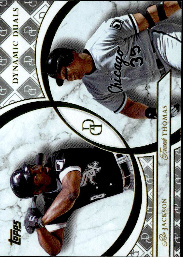 2024 Topps Dynamic Duals #3 Bo Jackson / Frank Thomas