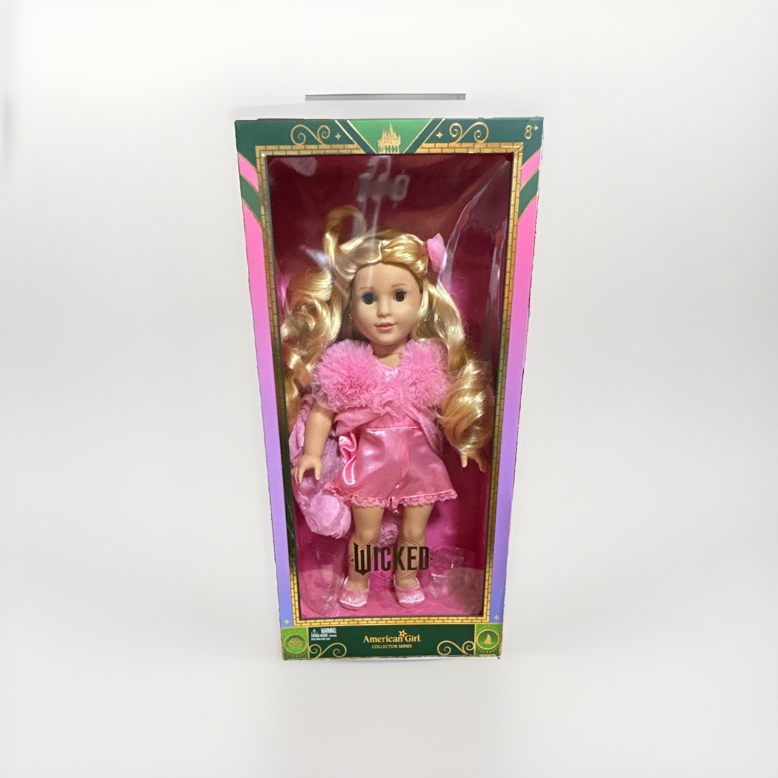 American Girl Collector Series Wicked Glenda 18in Doll (comes with both outfits)
