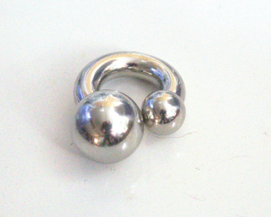 2g 5/8 Double Screw ball Prince Albert Hafada Frenum Septum Jewelry Ring Sexy 2g 5/8 Double Screw ball Prince Albert Hafada Frenum Septum Jewelry Ring Sexy