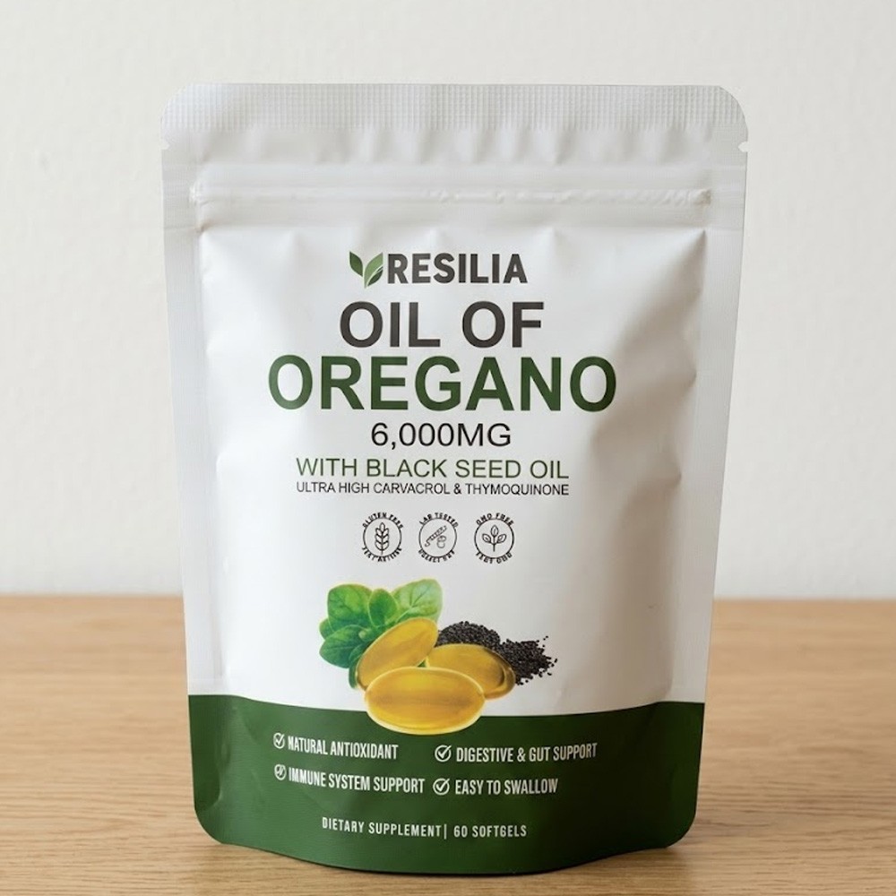 Resilia Oil Of Oregano 6000mg With Black Seed Oil Softgels – 60 Capsules Resilia Oil Of Oregano 6000mg With Black Seed Oil Softgels – 60 Capsules