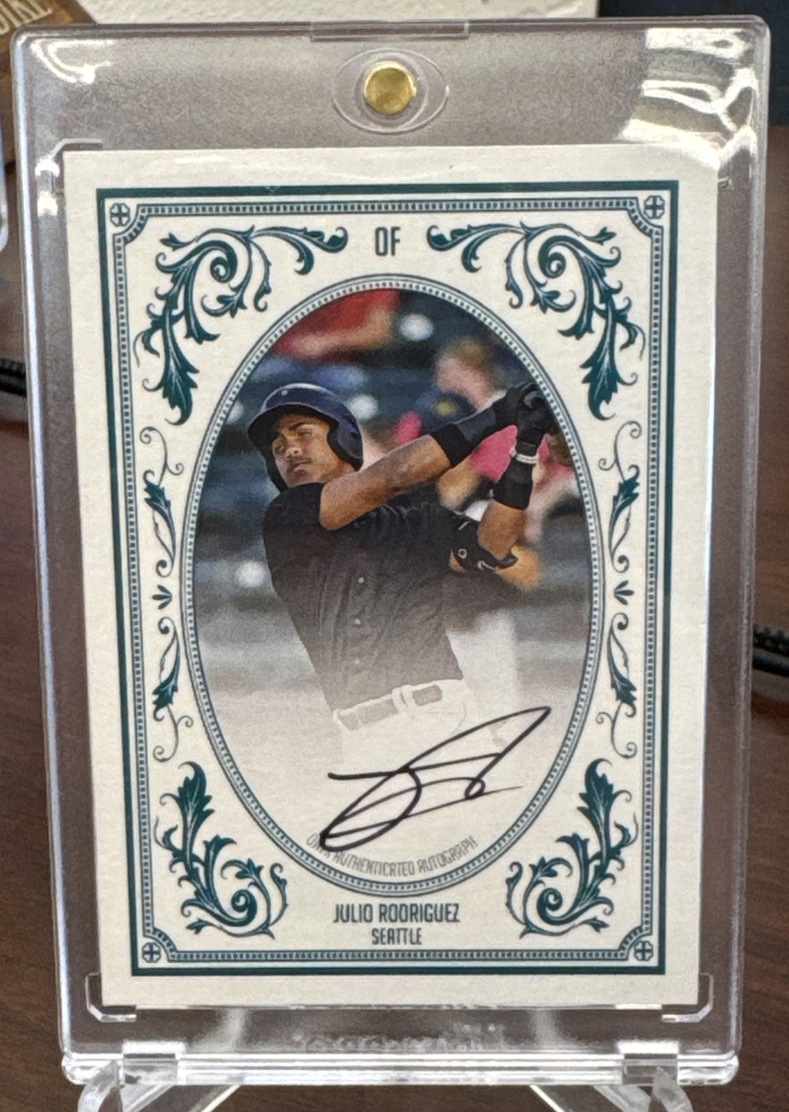 2020 Onyx Vintage Julio Rodriguez Black Ink Auto Mariners Autograph True 1 Of 1