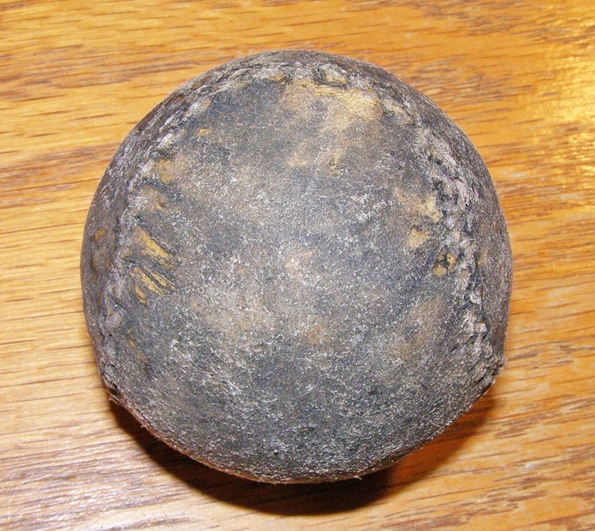 Antique 1850's-60's Baseball, Extremely Early Base Ball, Great Stitching Vintage