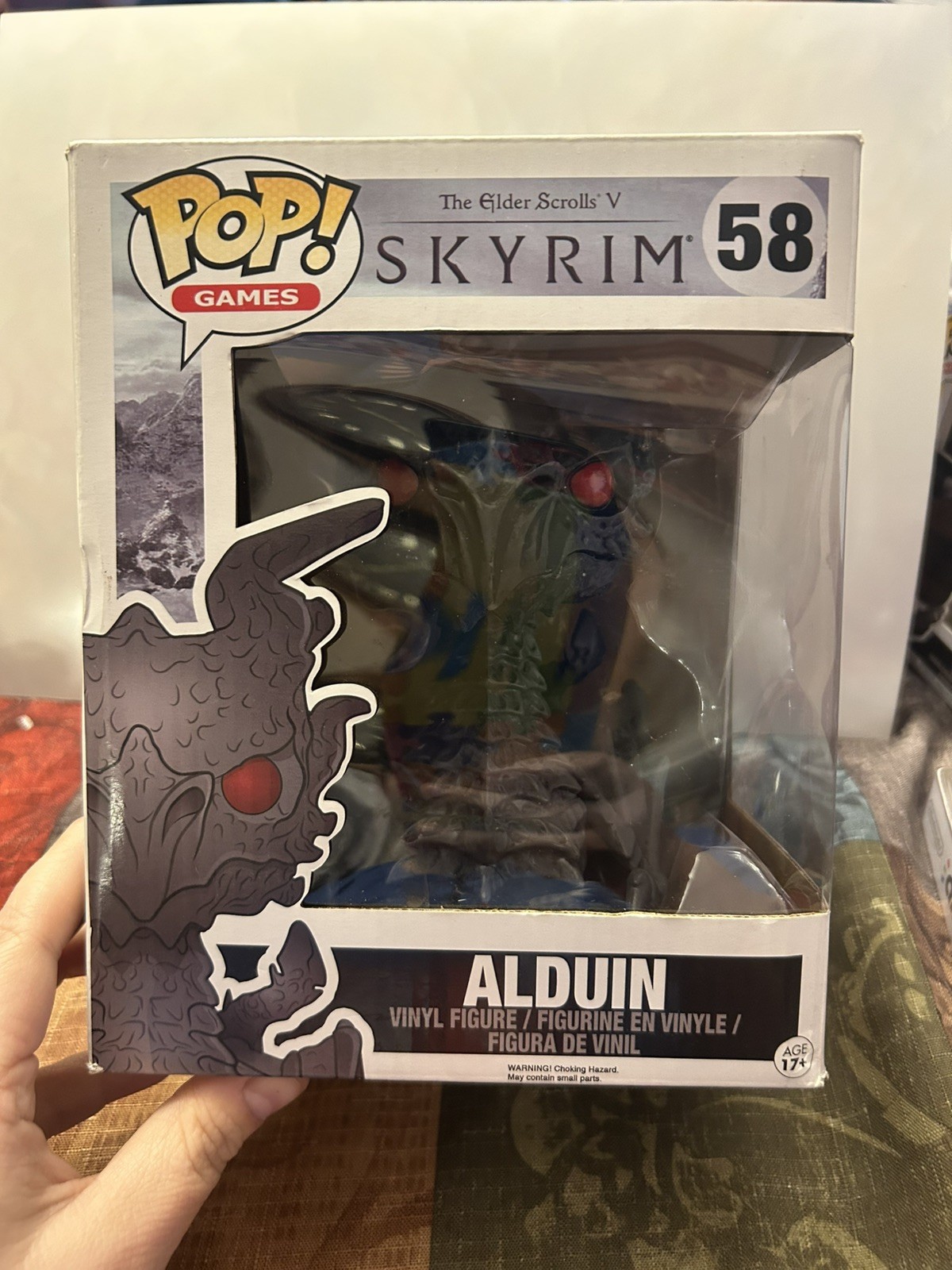 Funko Pop Games Skyrim Alduin #58 6” Super Sized Vinyl Figure Bethesda w/ Box Funko Pop Games Skyrim Alduin #58 6” Super Sized Vinyl Figure Bethesda w/ Box