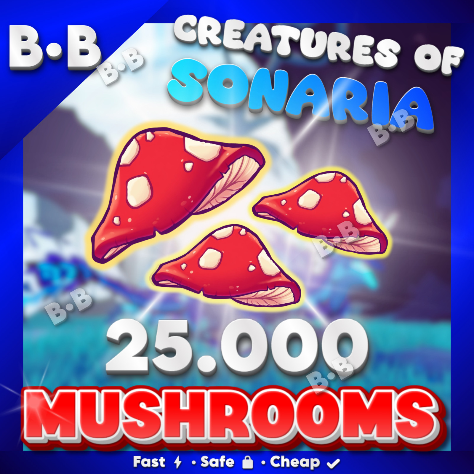 CREATURES OF SONARIA🍄[ 25K - 5M Mushrooms / MUSH]⚡INSTANT DELIVERY・COS⚡ million
