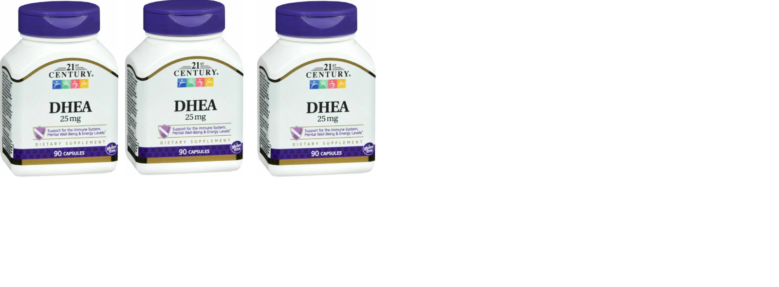 21st Century D H E A 25 mg Capsules 90 Count : 3 packs 21st Century D H E A 25 mg Capsules 90 Count : 3 packs