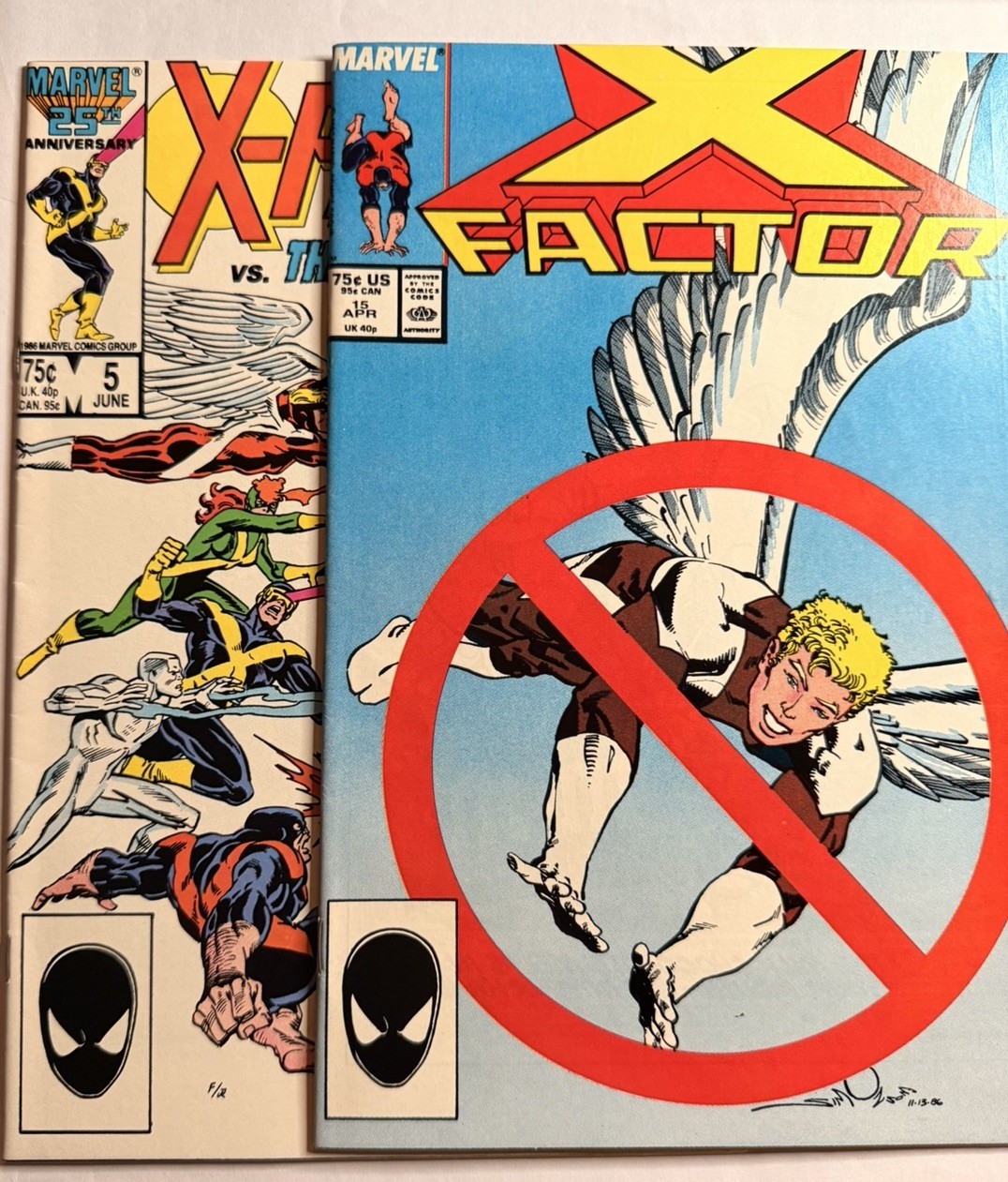 X-Factor #5 (1986) 1st App of Apocalypse and X-Factor #15 (Cameo) X-Factor #5 (1986) 1st App of Apocalypse and X-Factor #15 (Cameo)