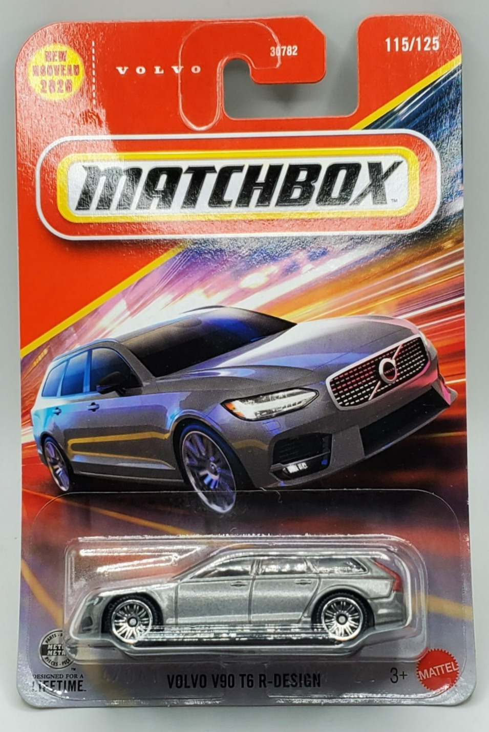 2026 Matchbox Silver Volvo V90 T6 R-Design #115 2026 Matchbox Silver Volvo V90 T6 R-Design #115