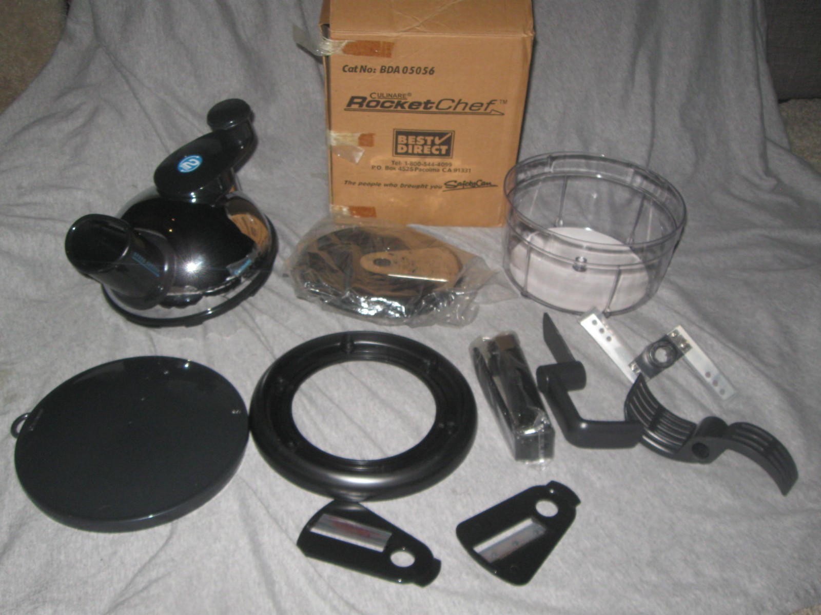 New Culinare Rocket Chef Food Processor Set BDA 05056