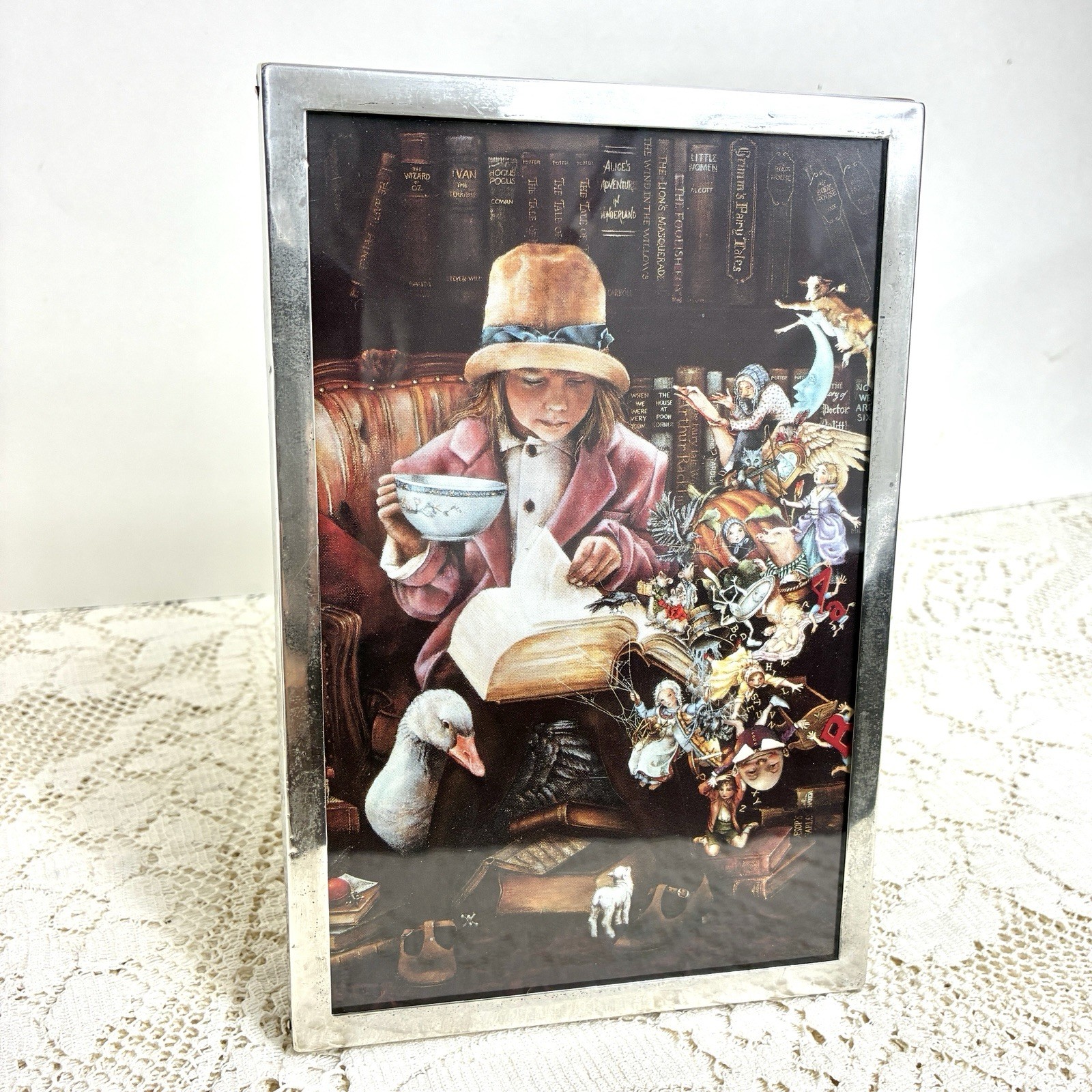 Antique Victorian Sterling Silver Photo Frame Birmingham England 1897 Hallmarked Antique Victorian Sterling Silver Photo Frame Birmingham England 1897 Hallmarked