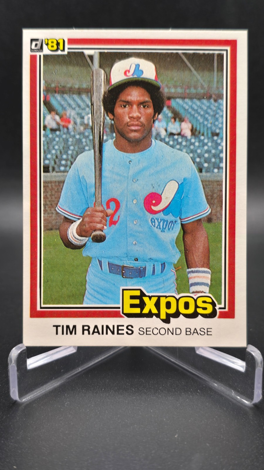 1981 Donruss #538 Tim Raines (RC) Montreal Expos 1981 Donruss #538 Tim Raines (RC) Montreal Expos