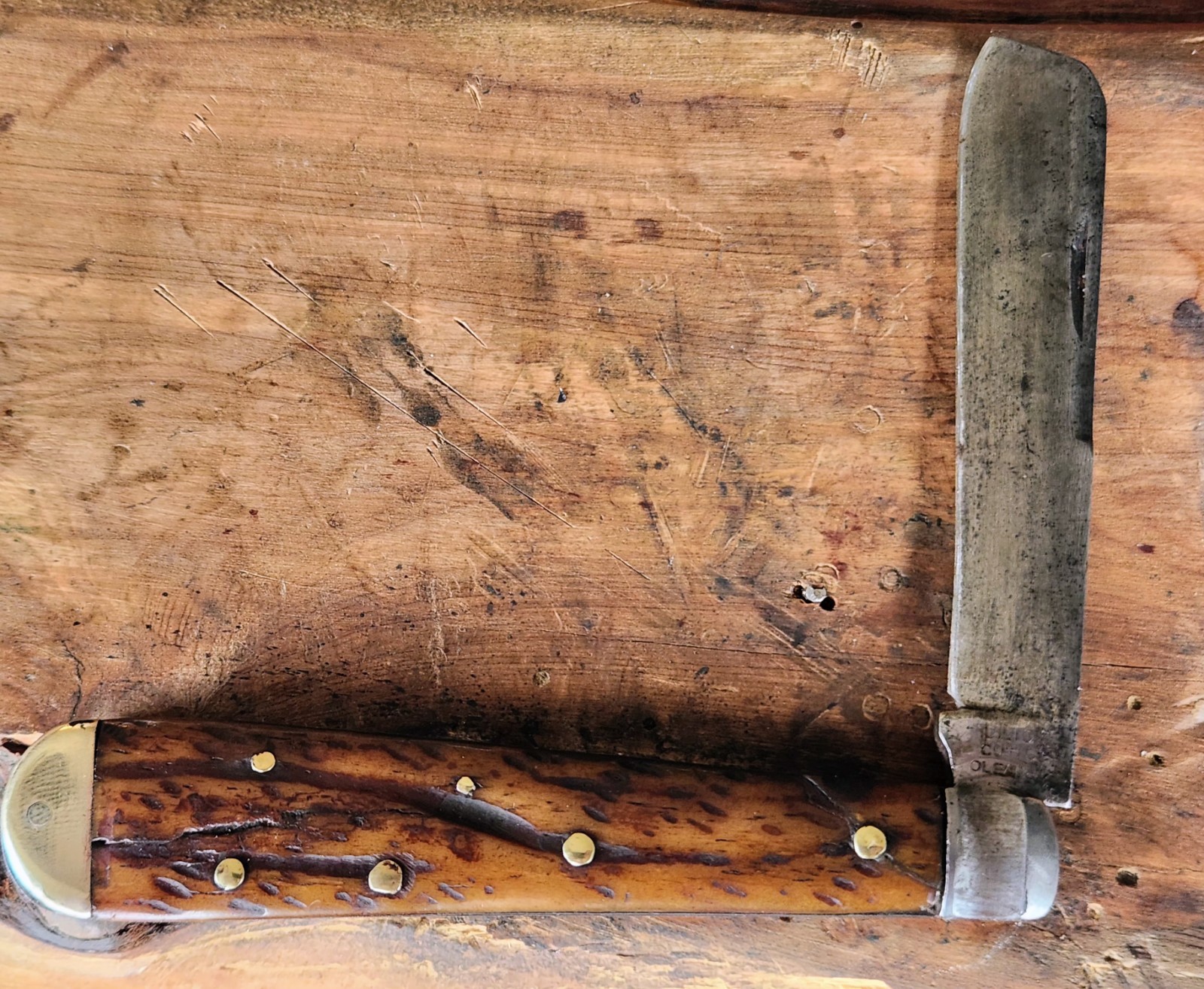Union Cut Co. Vintage Rope Knife Ka-Bar Olean NY . Union Cut Co. Vintage Rope Knife Ka-Bar Olean NY .