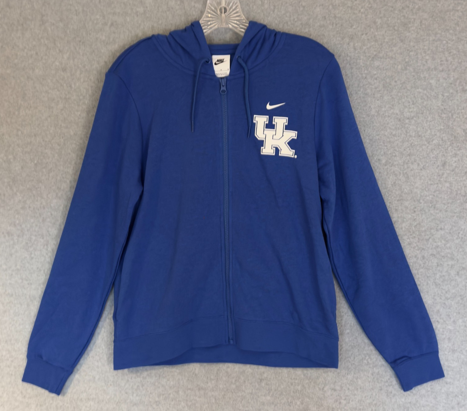 NEW Nike UK Kentucky Wildcats Full Zip Hoodie Mens Medium Blue Sweatshirt NWT