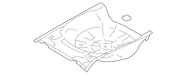 2020-2025 SUBARU OUTBACK REAR FLOOR PAN P/N 52119AN00A9P GENUNE OEM PART