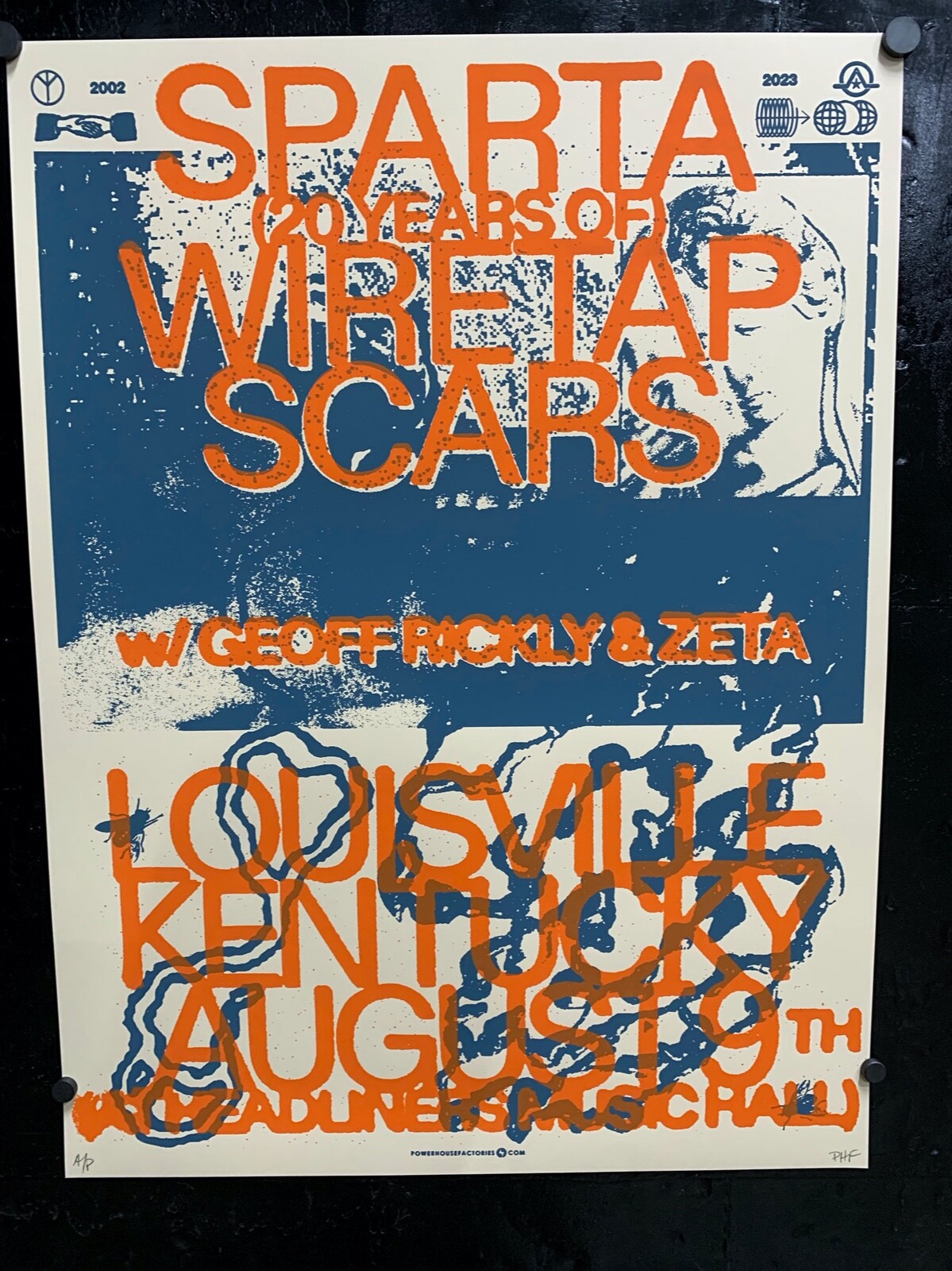 Sparta August 2023 Limited Edition Gig Poster