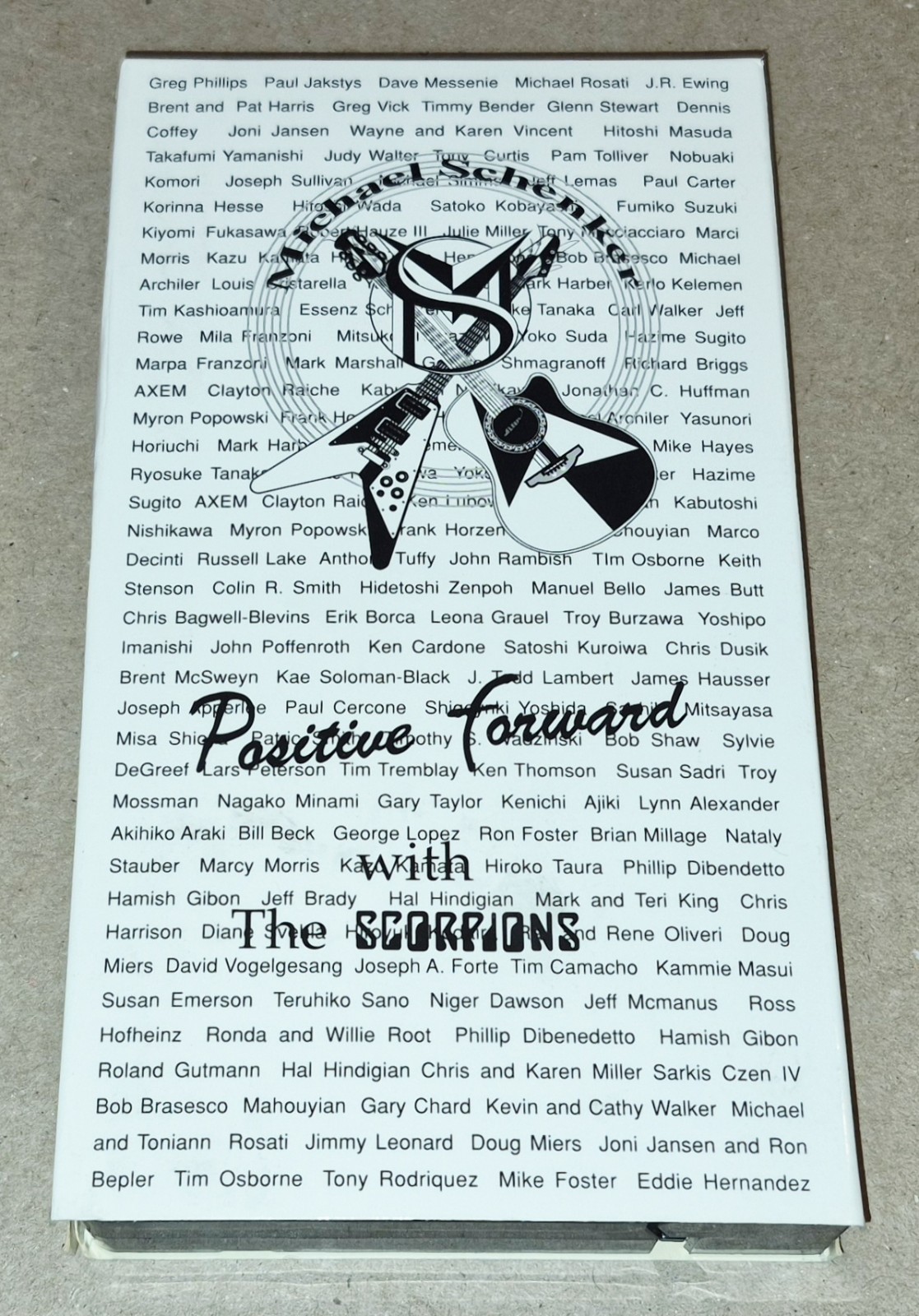 MICHAEL SCHENKER SCORPIONS RARE OFFICIAL 1996 POSITIVE FORWARD VHS PLAYED ONCE MICHAEL SCHENKER SCORPIONS RARE OFFICIAL 1996 POSITIVE FORWARD VHS PLAYED ONCE