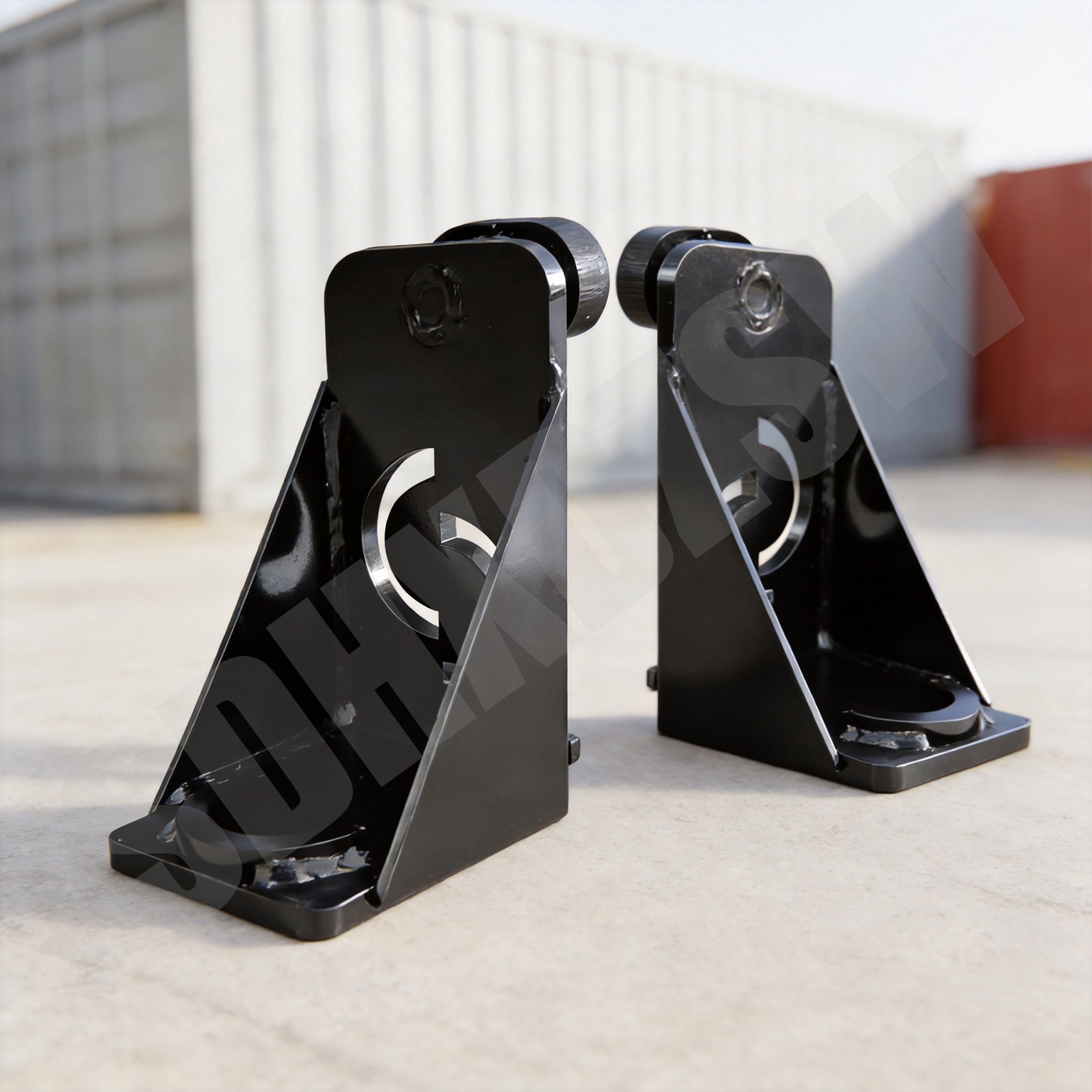Pair Heavy Duty Shipping Container Jack Lug Leveler