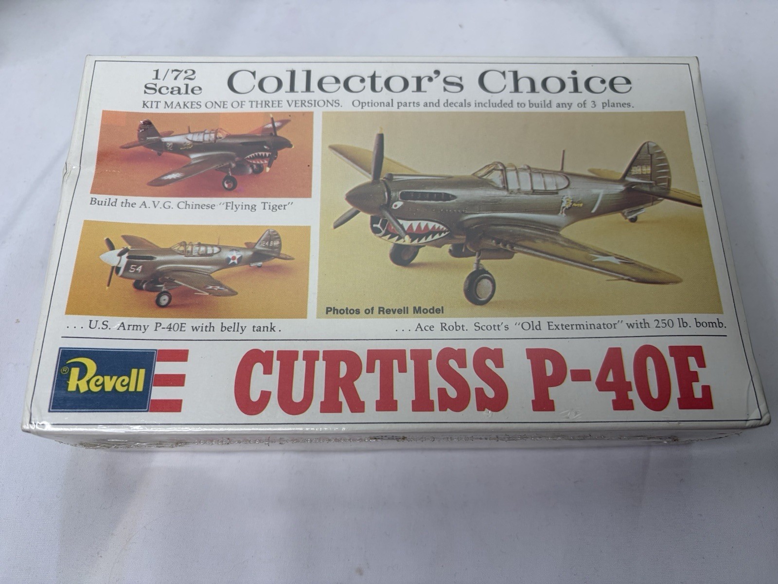 Revell 1974 Curtiss P-40E Warhawk 1/72 Scale Model Kit Revell 1974 Curtiss P-40E Warhawk 1/72 Scale Model Kit