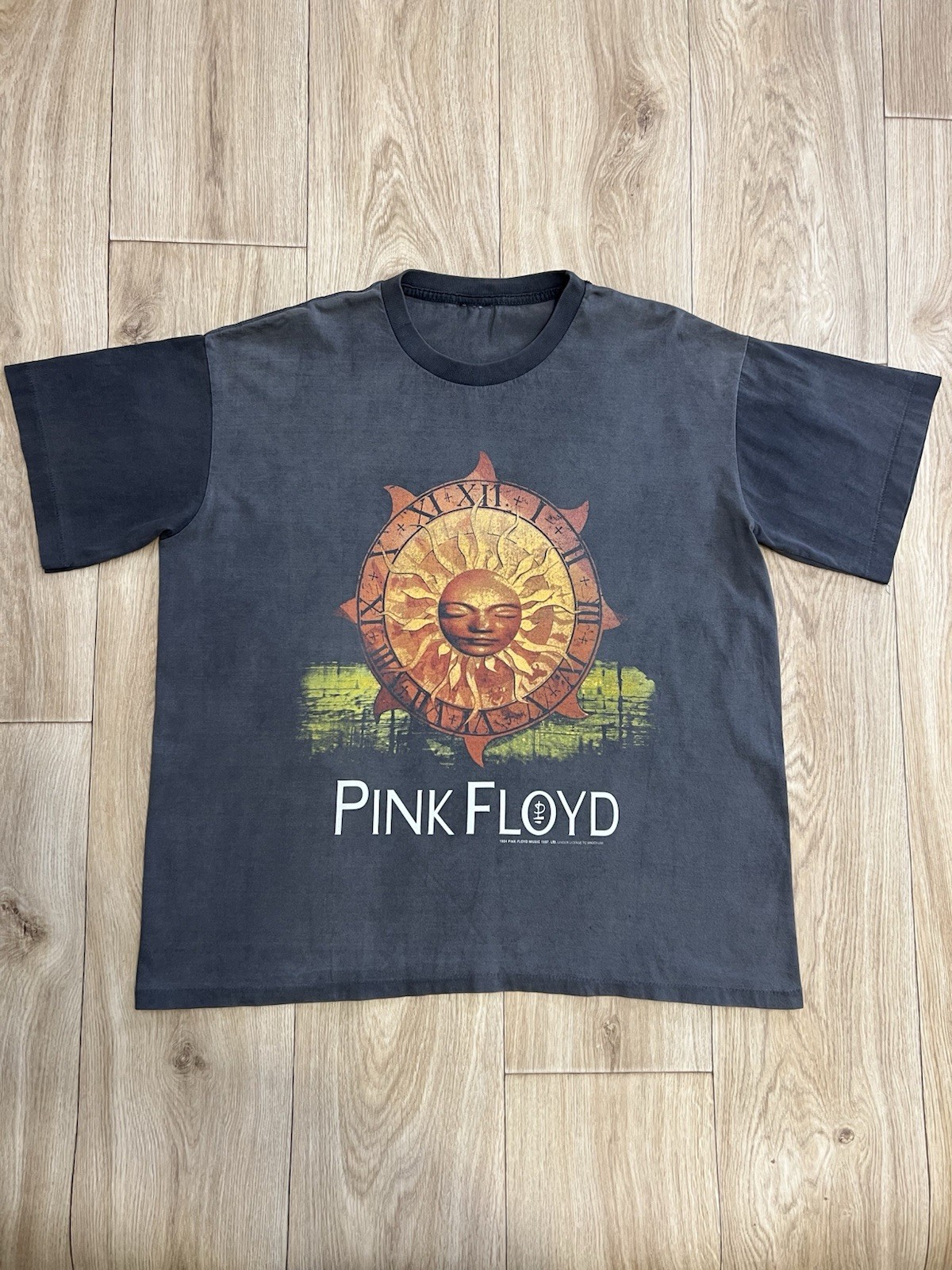 Vintage 1994 Pink Floyd Faded European Tour T Shirt By Brockum (24x27.5) Sundial