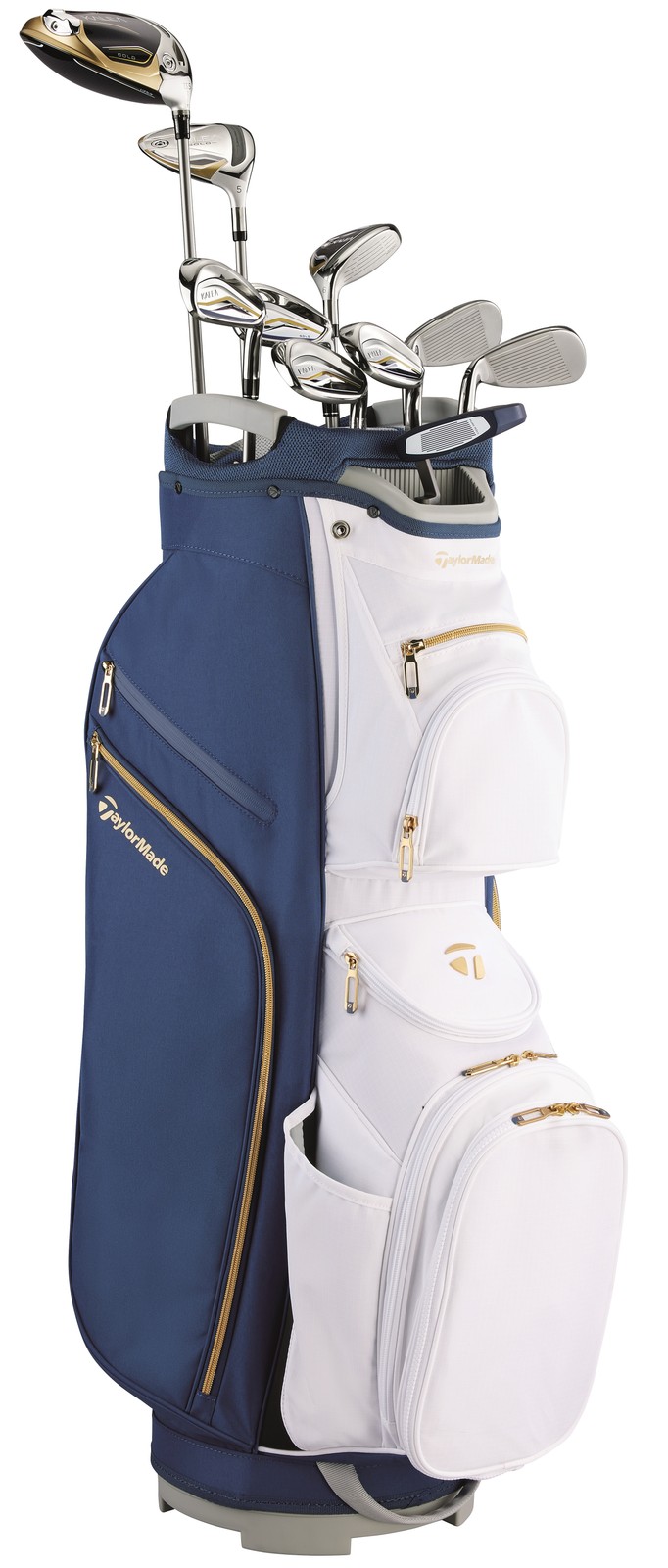 Women TaylorMade Kalea Gold Cart Blue/White Complete Set Club Set Graphite Value