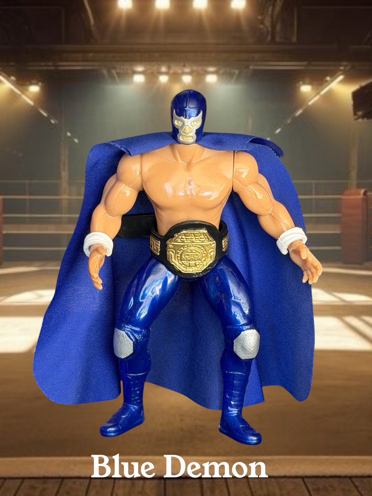 Mexican Lucha Libre [  Blue Demon  ] 7” Luchador PVC Figure New CMLL AAA WWF