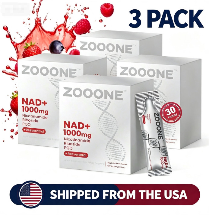 3x ZOOONE NAD+1000mg Nicotinamide Riboside Resveratrol PQQ 30 Packets Anti-Aging 3x ZOOONE NAD+1000mg Nicotinamide Riboside Resveratrol PQQ 30 Packets Anti-Aging