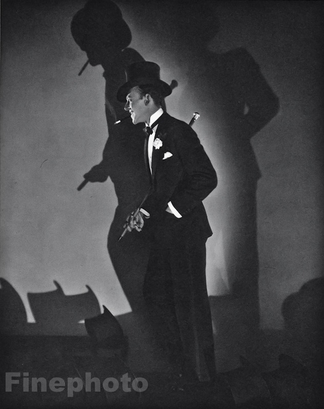 1927/63 Vintage EDWARD STEICHEN Top Hat FRED ASTAIRE Actor Music Dance Photo Art