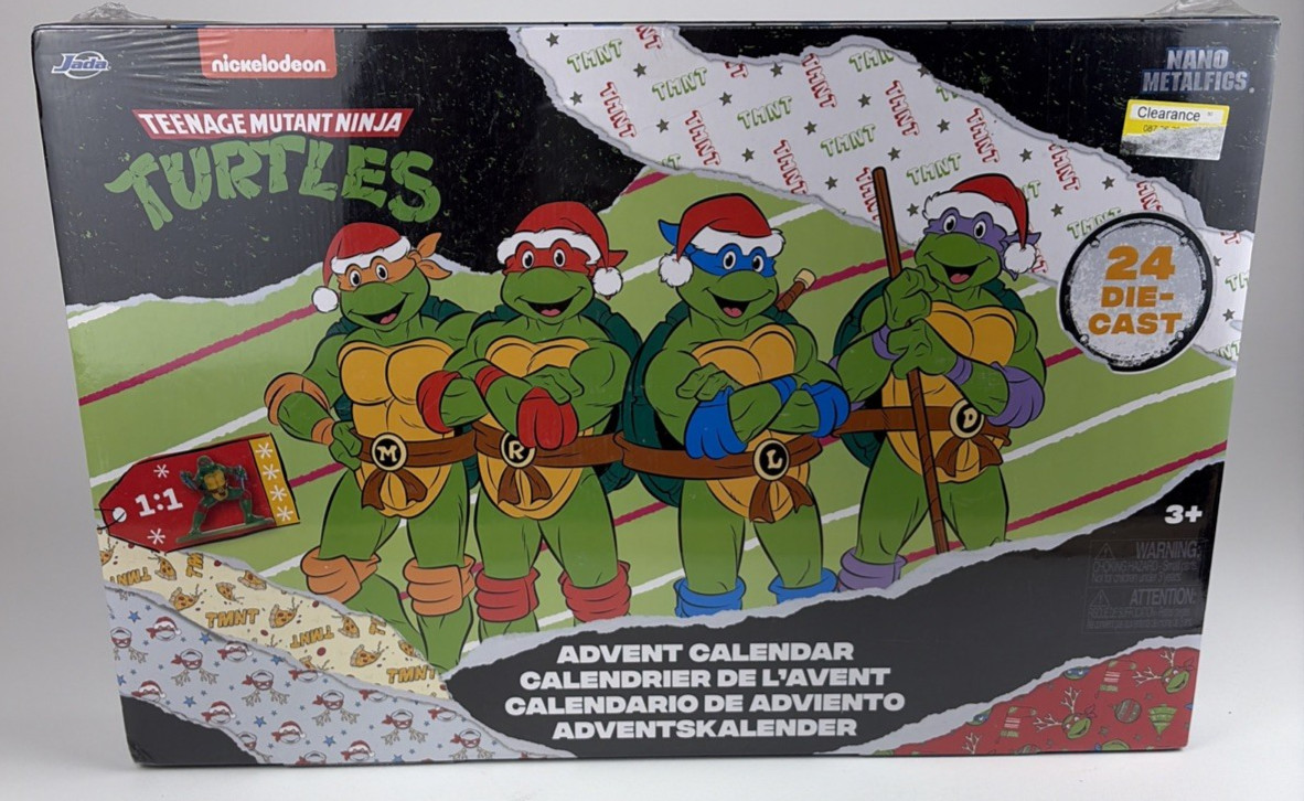 TMNT Advent Calendar Jada Nano Metalfigs 24 Die-Cast Figures Nickelodeon SEALED