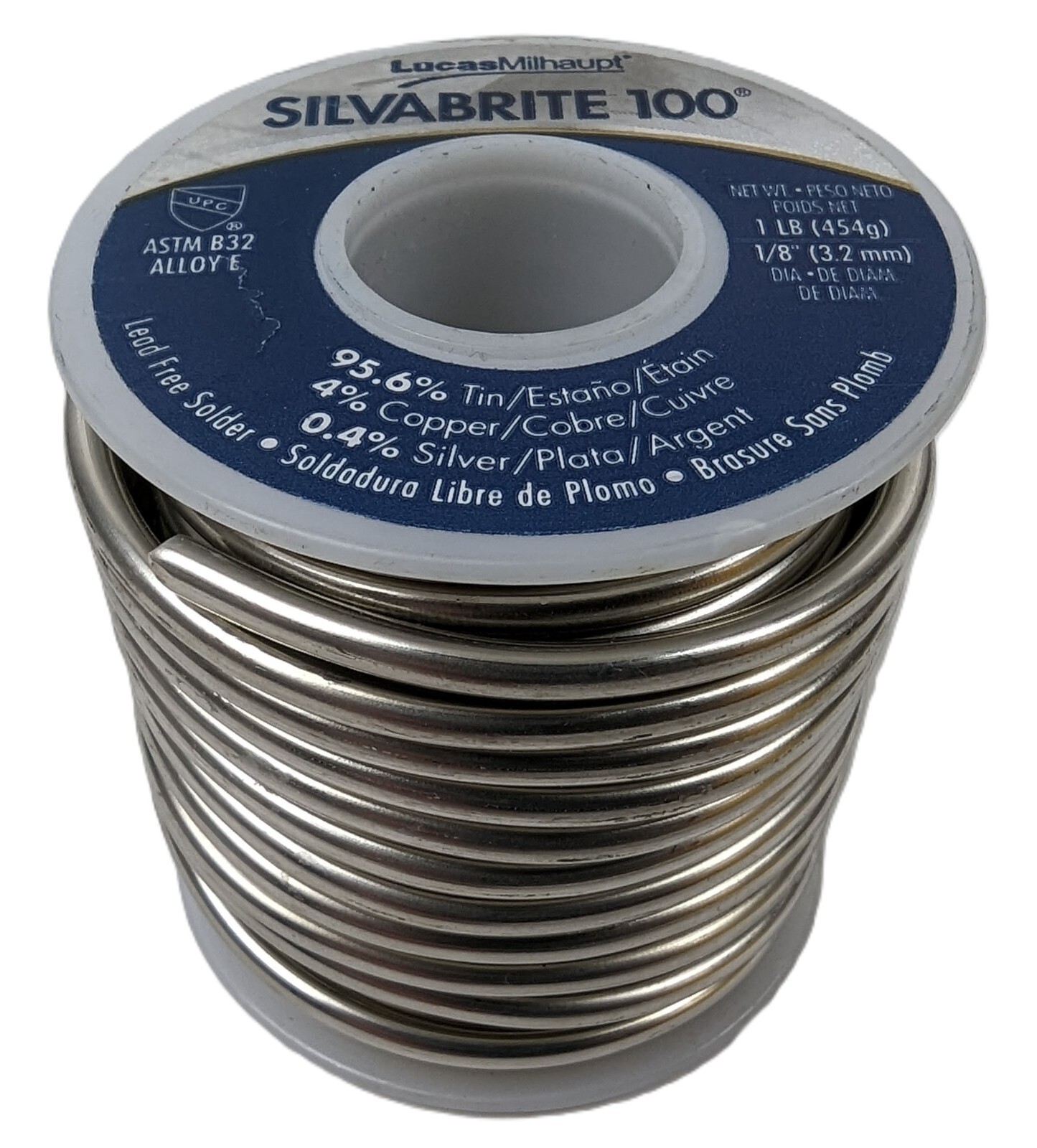 Silvabrite 100 Lead Free Solder 1/8\