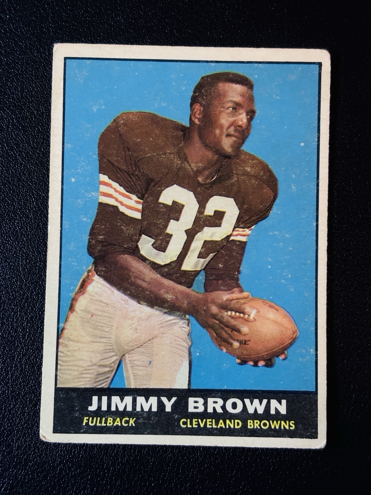 1961 Topps Football #71 Jimmy Jim Brown Cleveland Browns A2