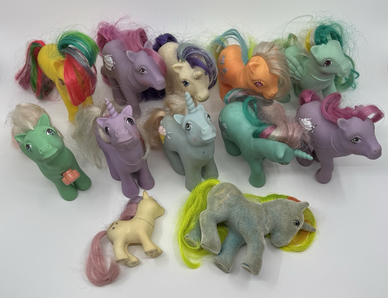 Vintage My Little Pony G1 My Little Pony Hasbro \'80s Mixed Lot Of 12