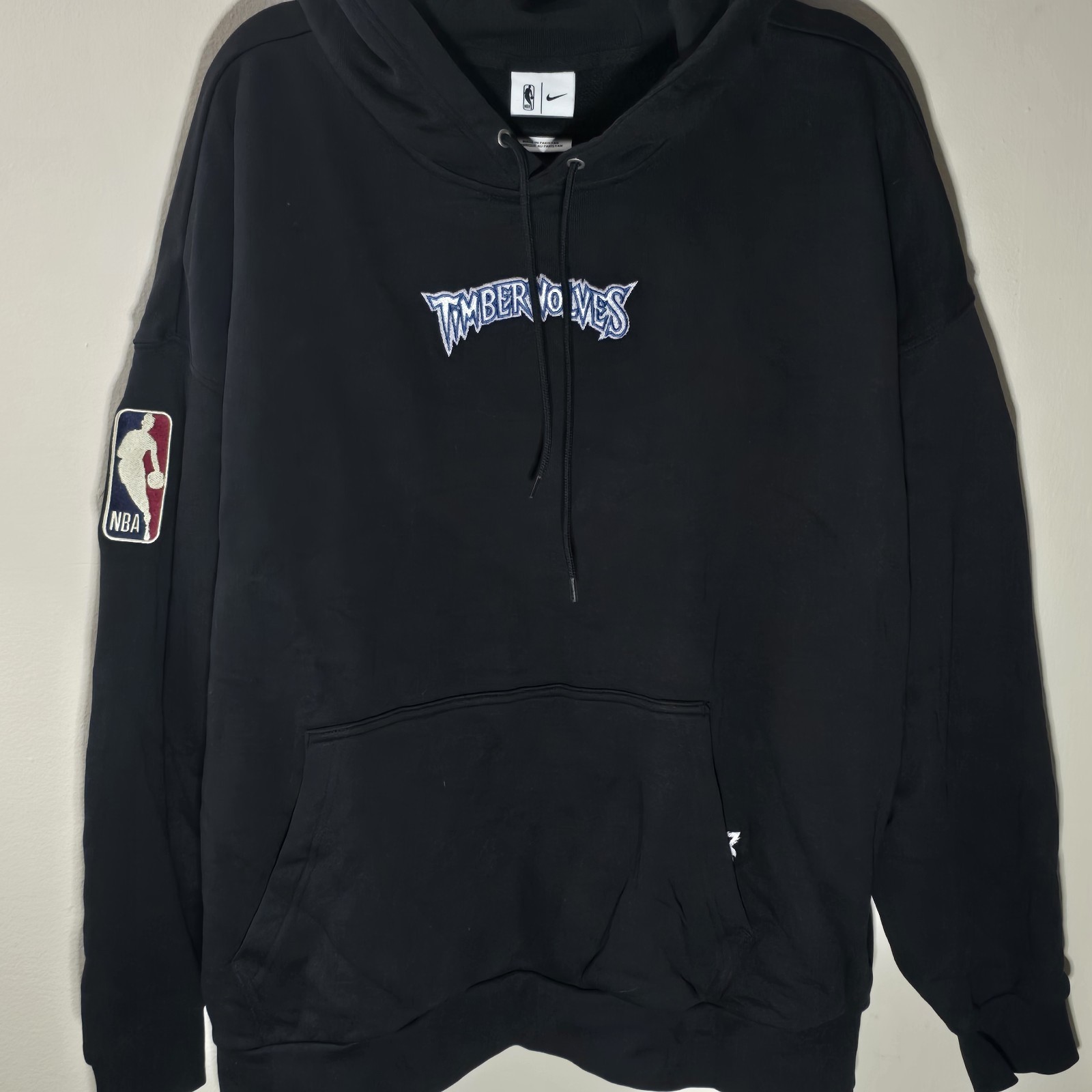 Minnesota Timberwolves Nike Hardwood Classics Club Hoodie Mens L NWT HQ5310