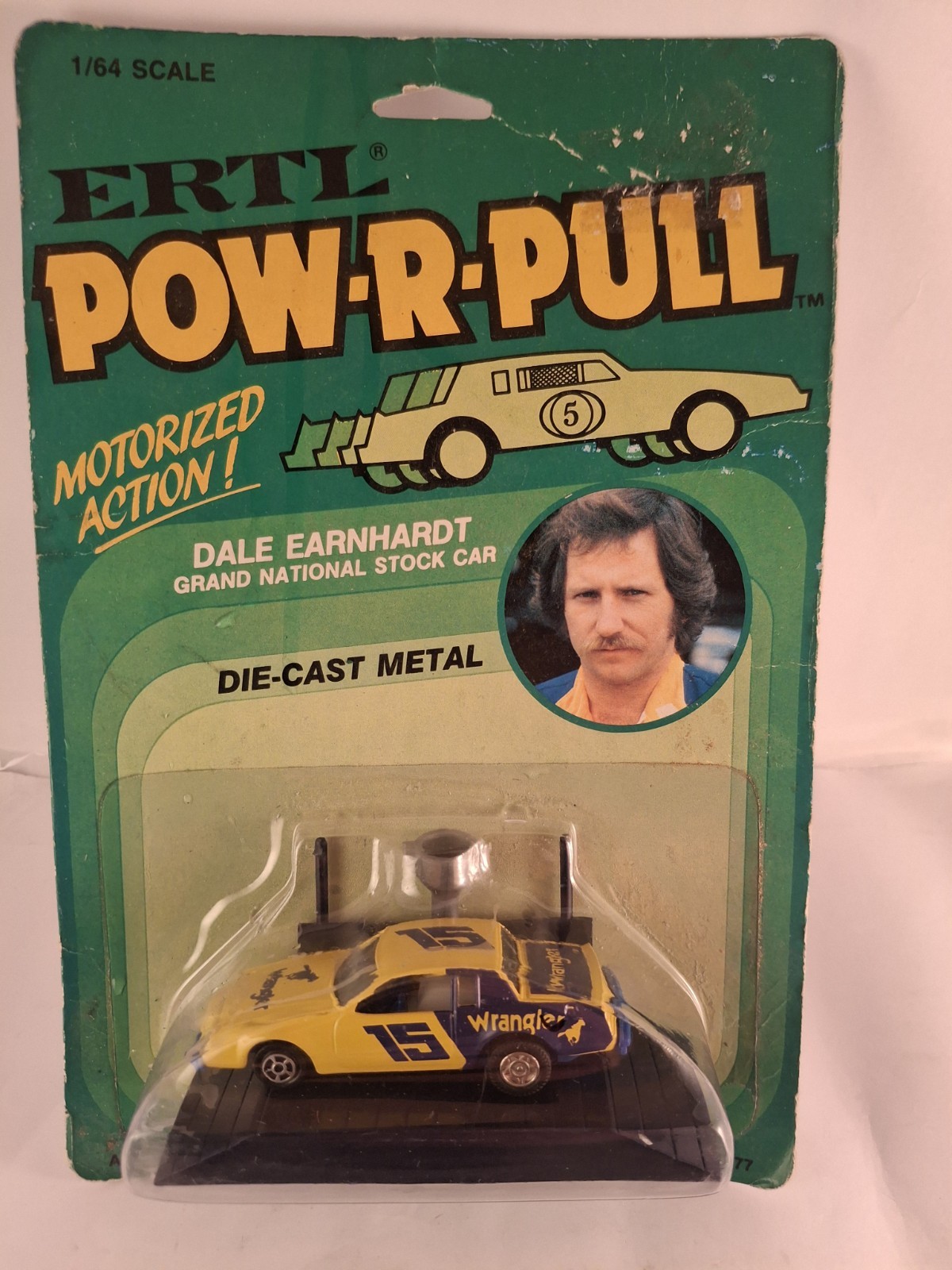 Rare Vintage Ertl Pow-R-Pull Dale Earnhardt #15 Wrangler Rare Vintage Ertl Pow-R-Pull Dale Earnhardt #15 Wrangler