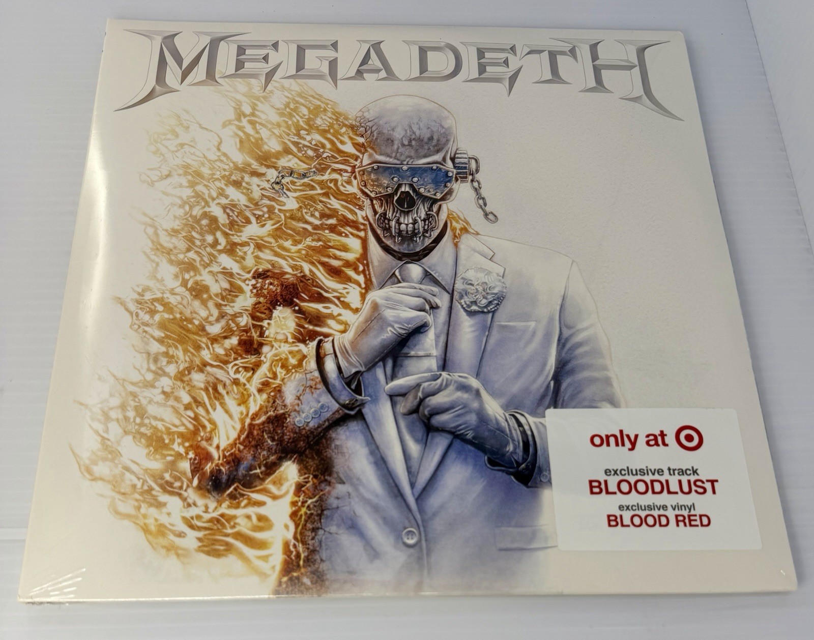 Megadeth Self-Titled Vinyl 2LP Blood Red Ghostly Target Excl New Shelf Wear