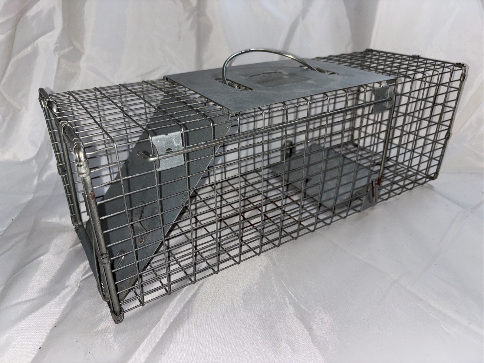 Little Giant 18 in Reinforced Live Animal Trap with 6.5” Single Door Entry
